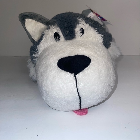 Flip A Zoo ASHER HUSKY and POPPY POLAR BEAR Stuffed Pillow Huggable Fun 19” - Picture 2 of 15